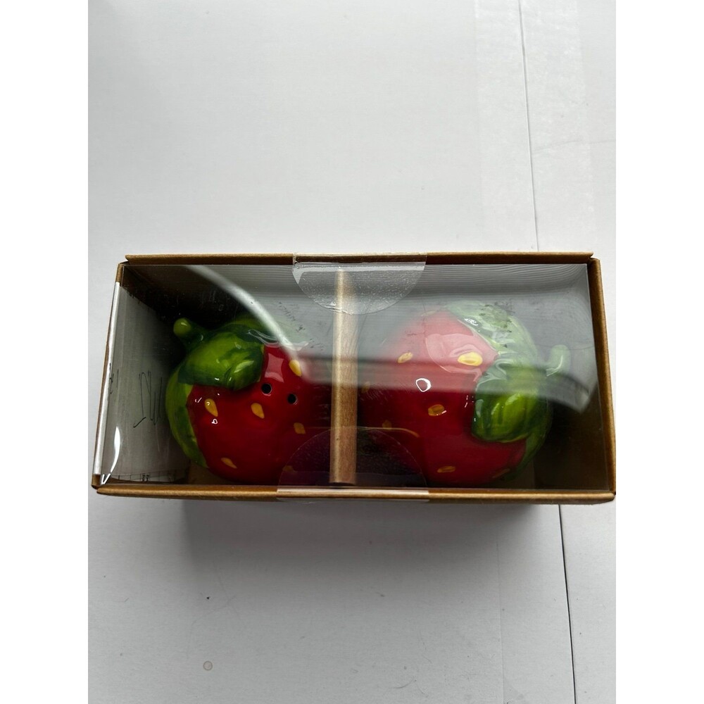 World Market Strawberry Salt and Pepper Shakers